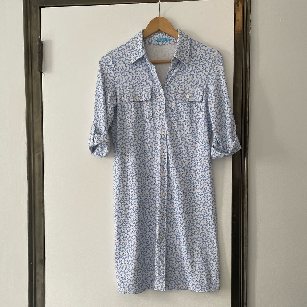 J. McLaughlin Shirtdress Catalina Cloth Size XS